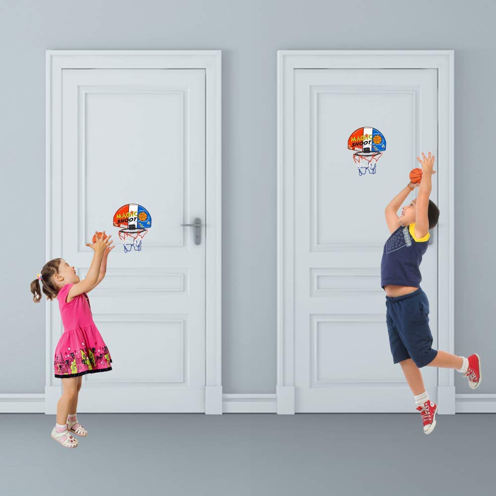 ArtCreativity Mini Basketball Game – 12 Complete Indoor Hoop Sets for Kids