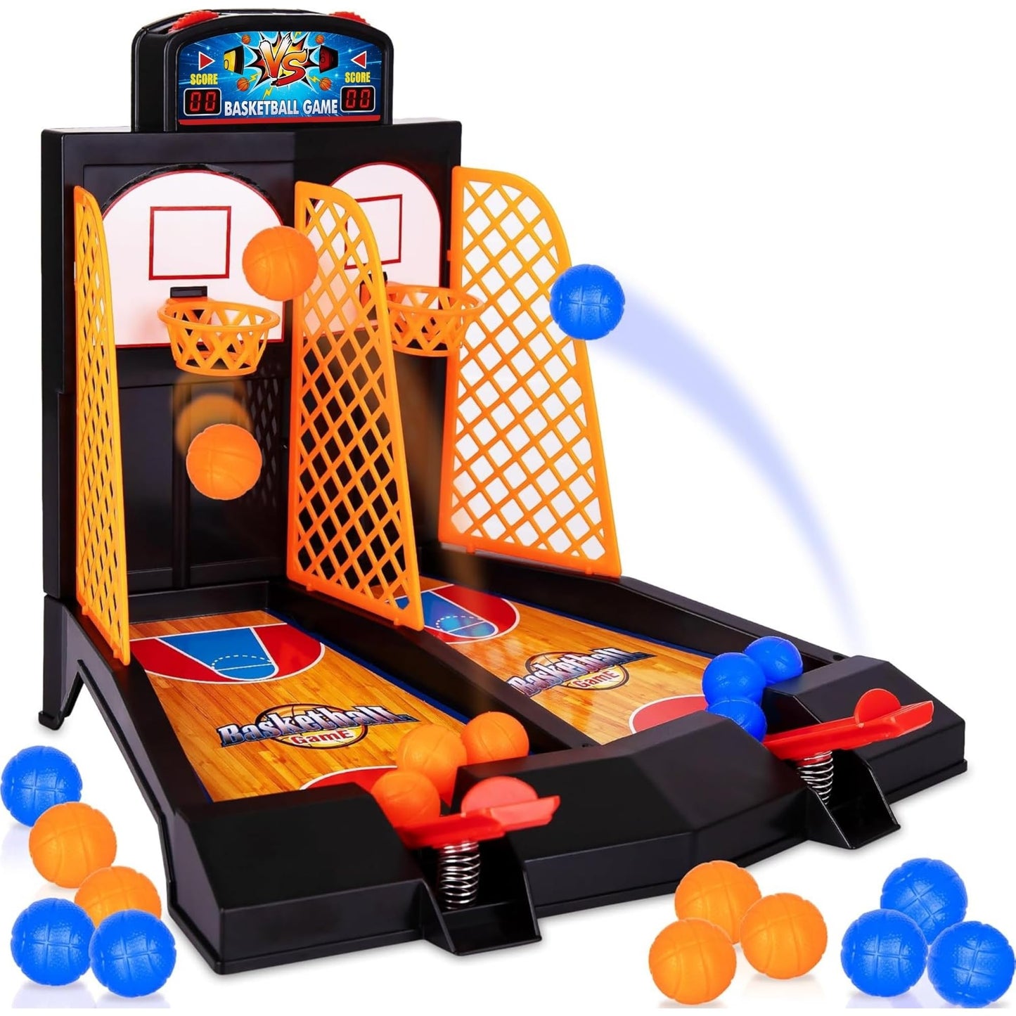 ArtCreativity Mini Basketball Game Set – 20 Mini Balls, Desk-Top Fun