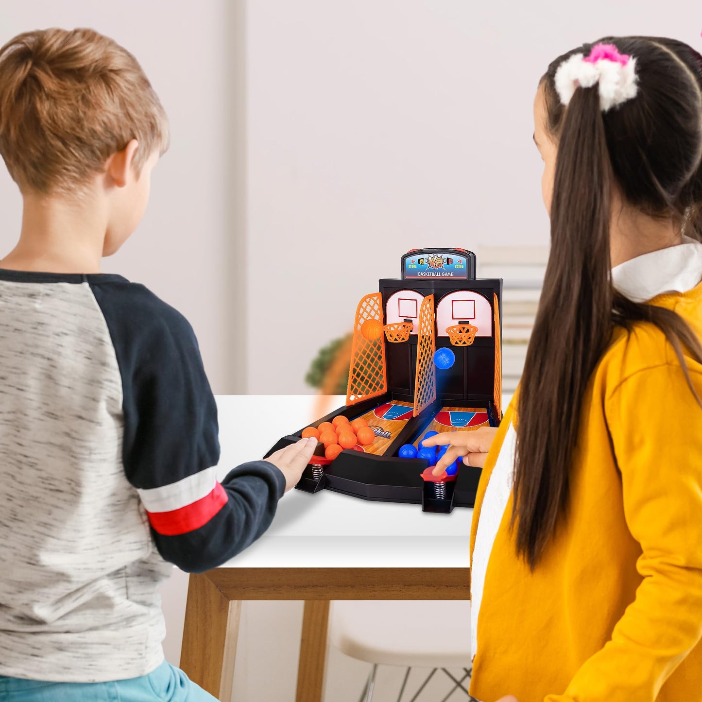 ArtCreativity Mini Basketball Game Set – 20 Mini Balls, Desk-Top Fun