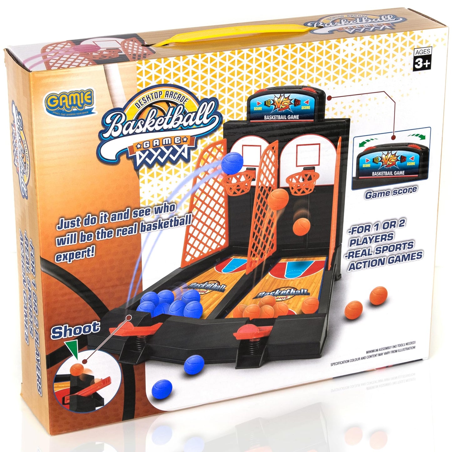 ArtCreativity Mini Basketball Game Set – 20 Mini Balls, Desk-Top Fun