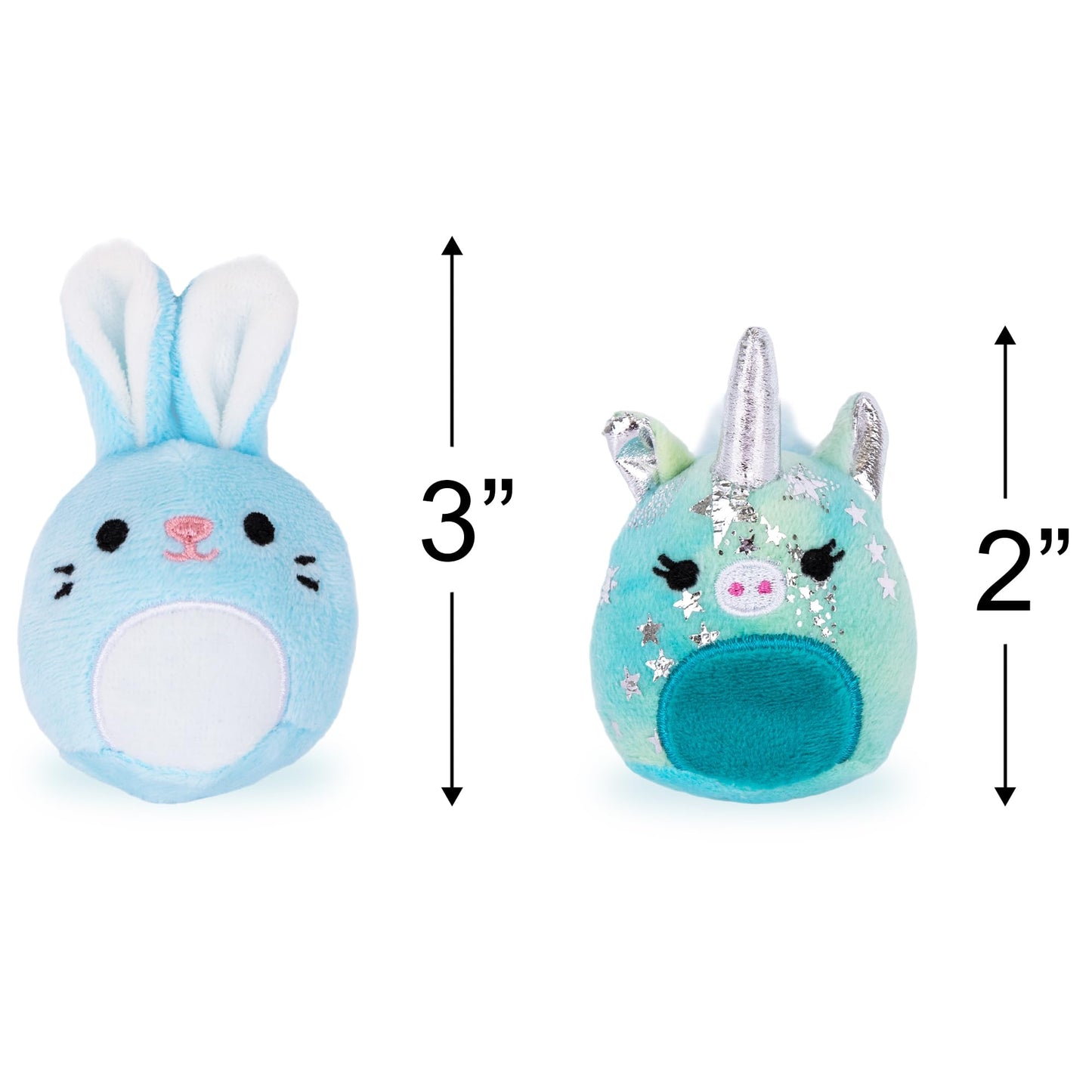 ArtCreativity Bulk Easter Stuffed Animals — 6 Pastel Plush Toys