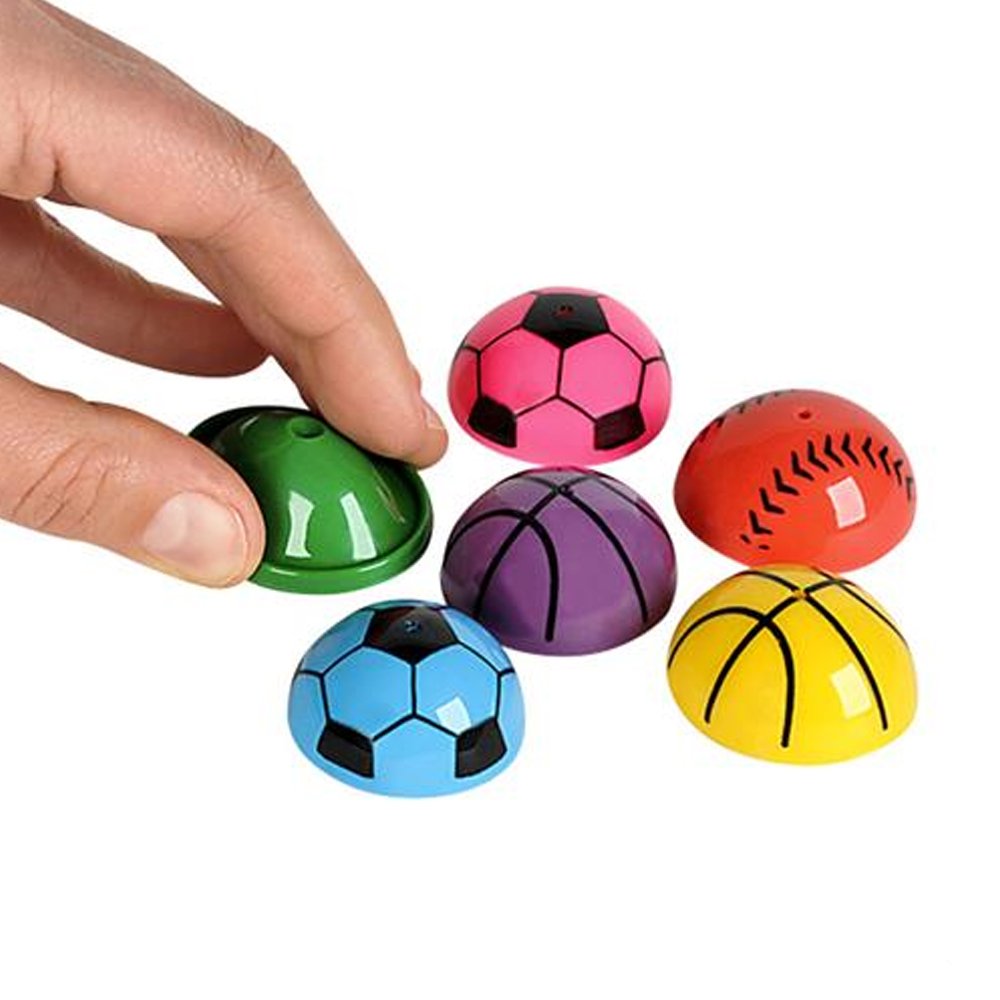 ArtCreativity 1.25-inch Vinyl Sport Ball Poppers – Pack of 24