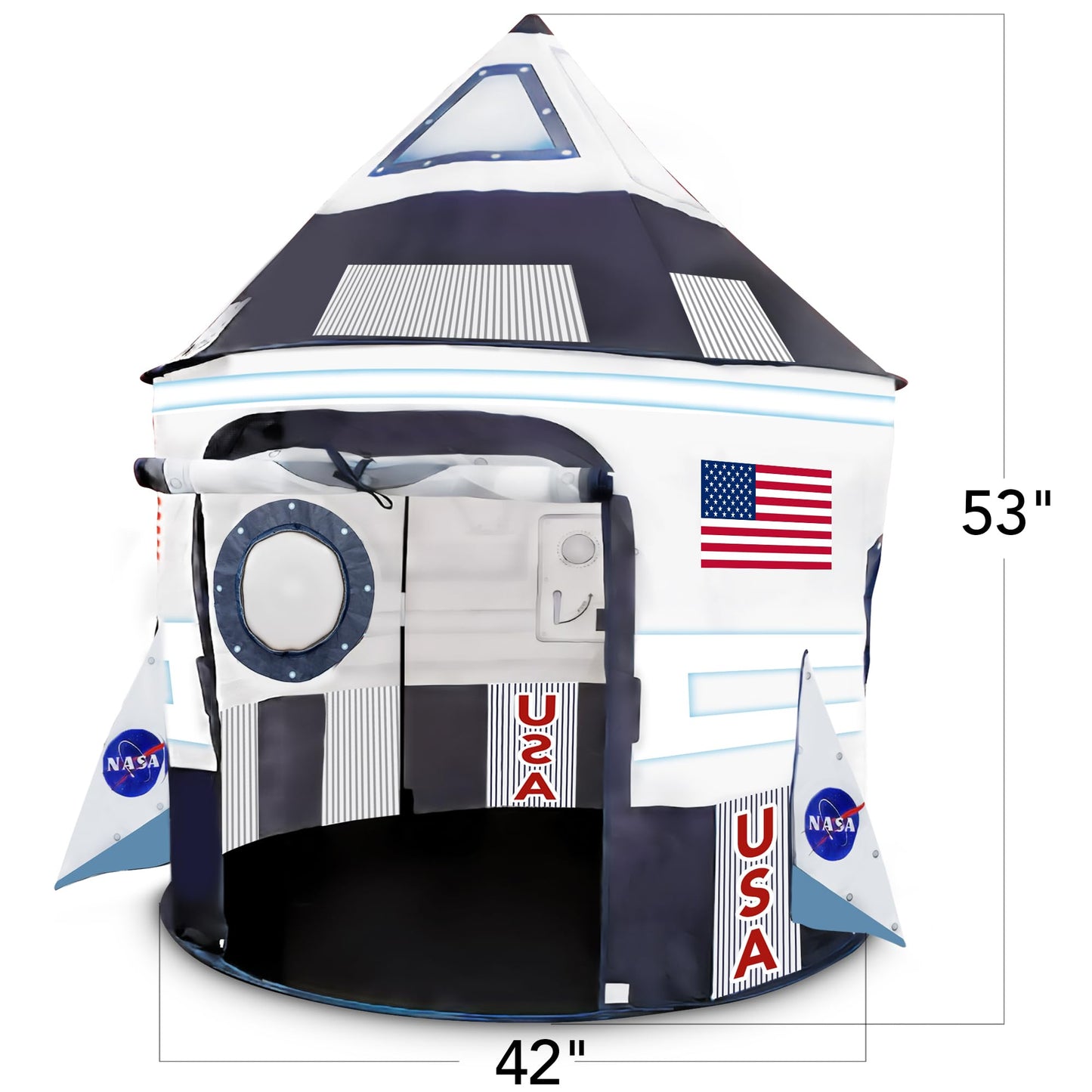 ArtCreativity Kids Pop-Up Space Tent | Indoor/Outdoor Spaceship Playhouse for Ages 4-12