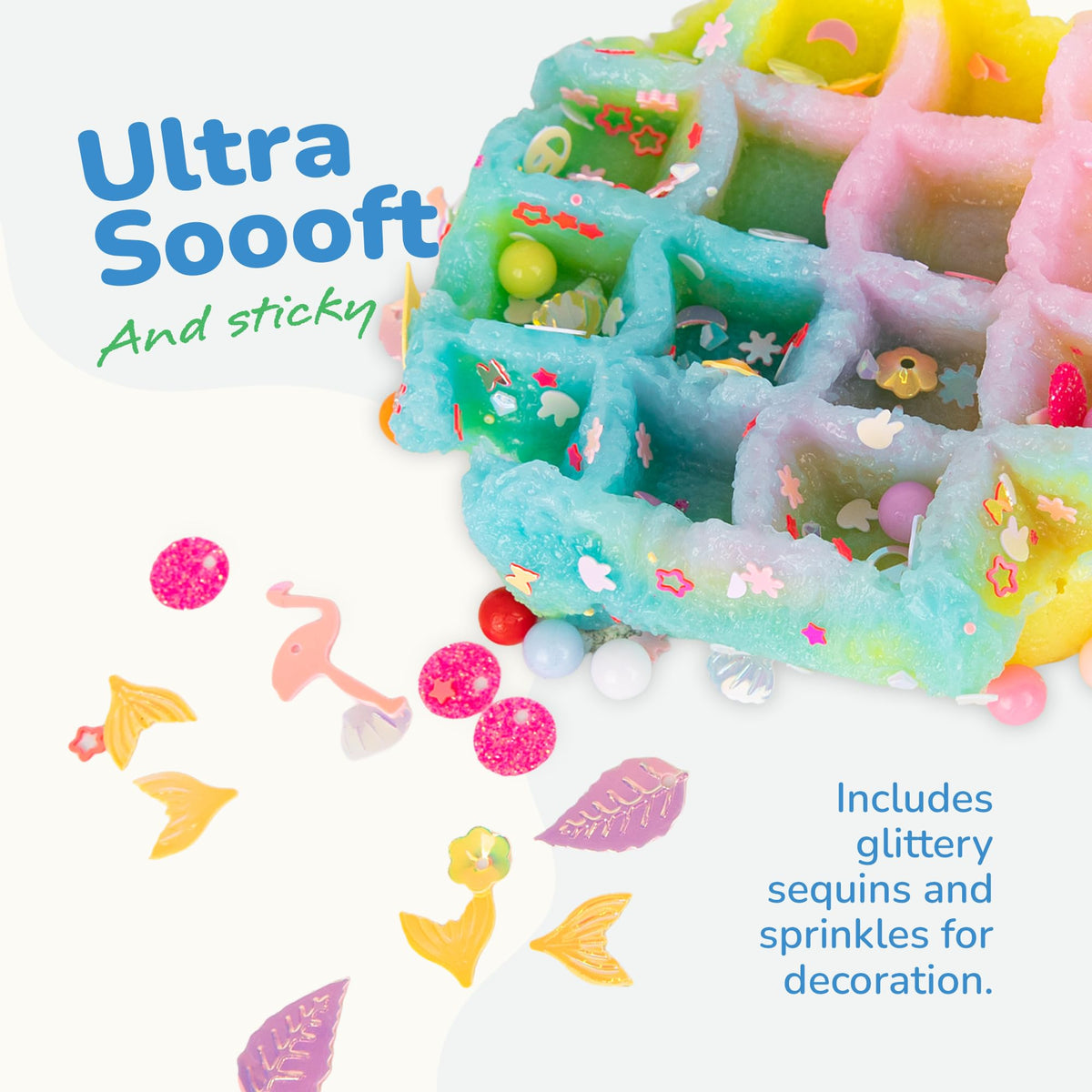 ArtCreativity Squishy Treats Fidget Toys – 4 Pack Soft Dessert Squeezies for Stress Relief & Focus