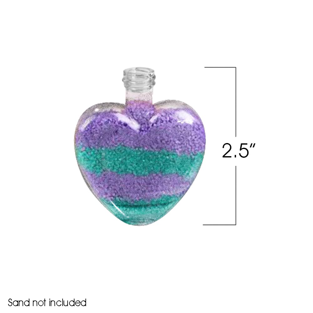 Valentine's Day Sand Art Heart Necklaces — 36-Pack by ArtCreativity
