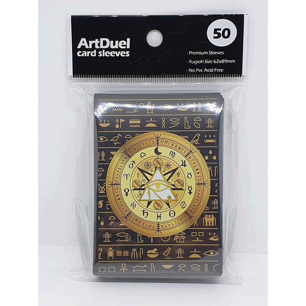 ARTDUEL Eye of Horus Yugioh Card Sleeves Mini Size – 50ct Duelist Protector
