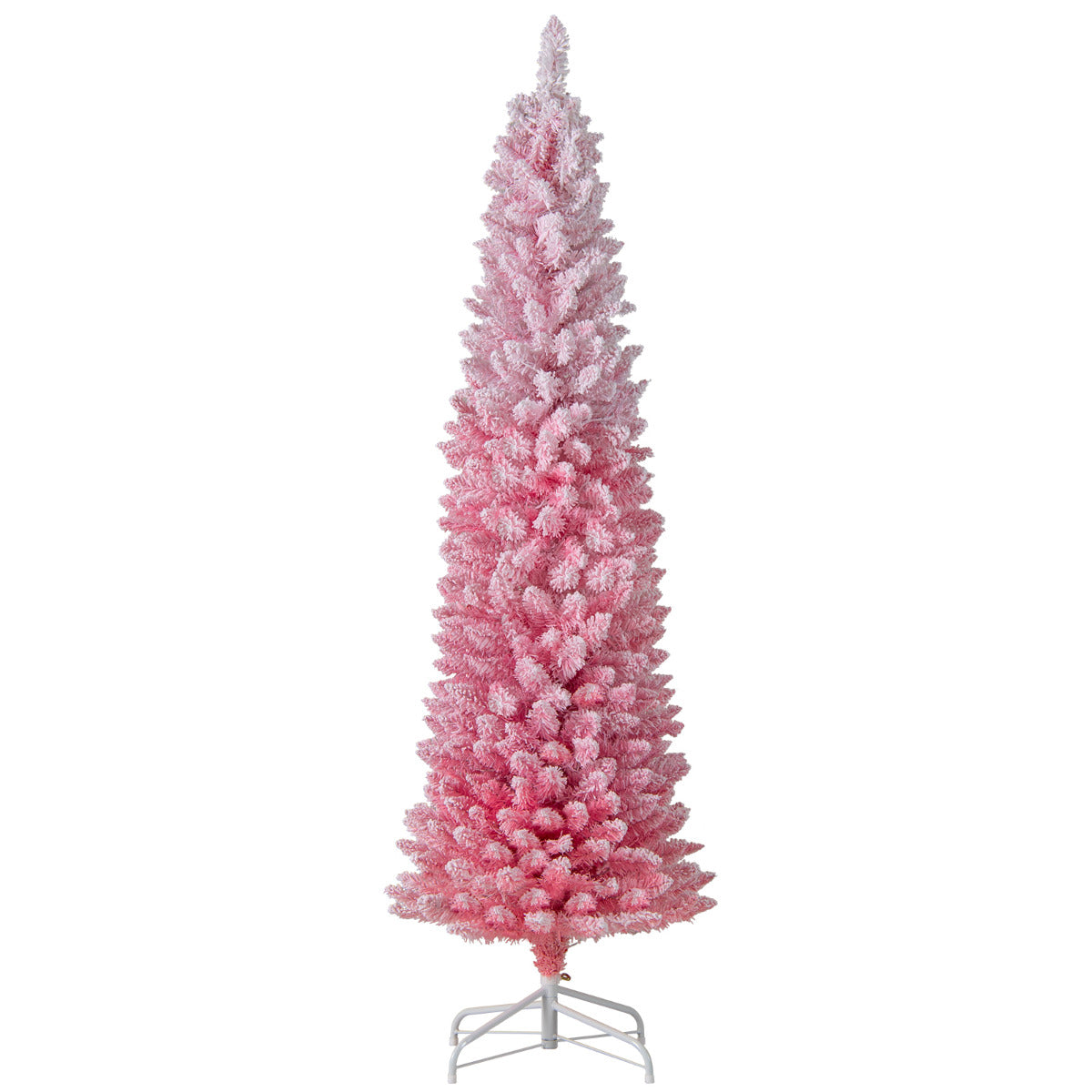 Artificial Christmas Tree with 392 Flocked Branch Tips-180 cm