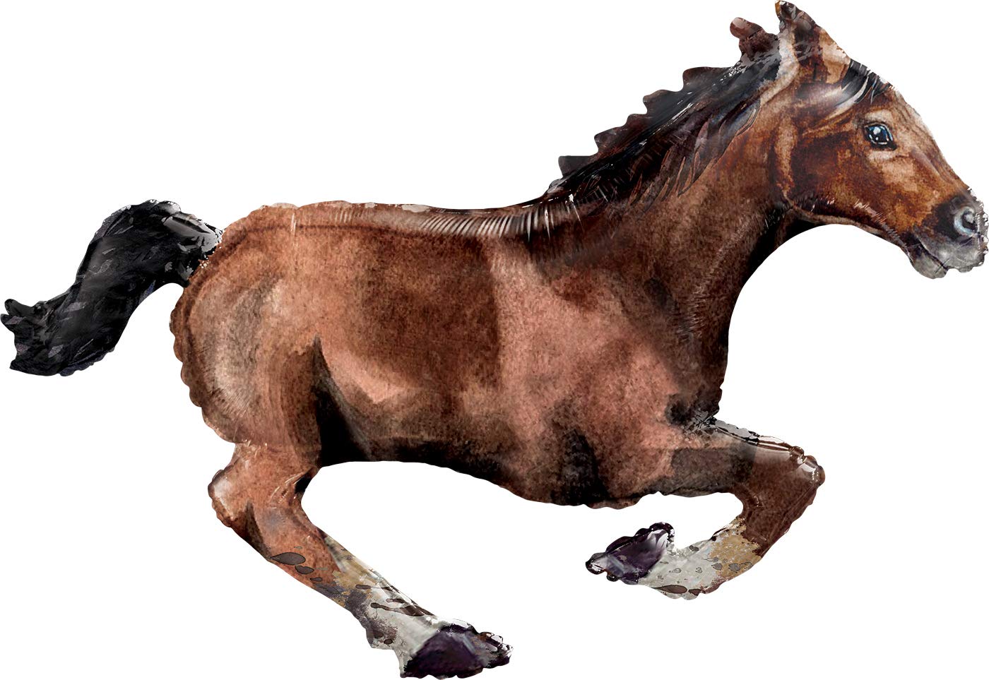 Galloping Horse Jumbo 40-inch Foil Balloon by Anagram | Artisan Owl