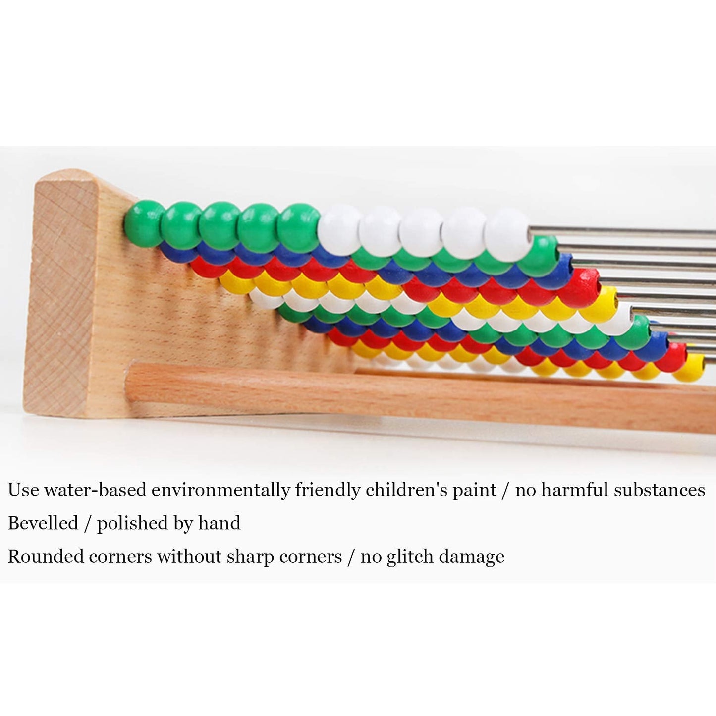 Artist Unknown Abacus for Kids | Classic Wooden Bead Abacus for Early Math
