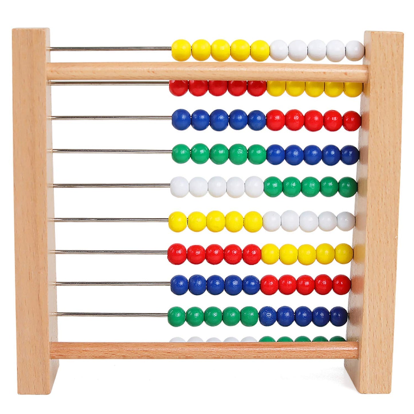 Artist Unknown Abacus for Kids | Classic Wooden Bead Abacus for Early Math