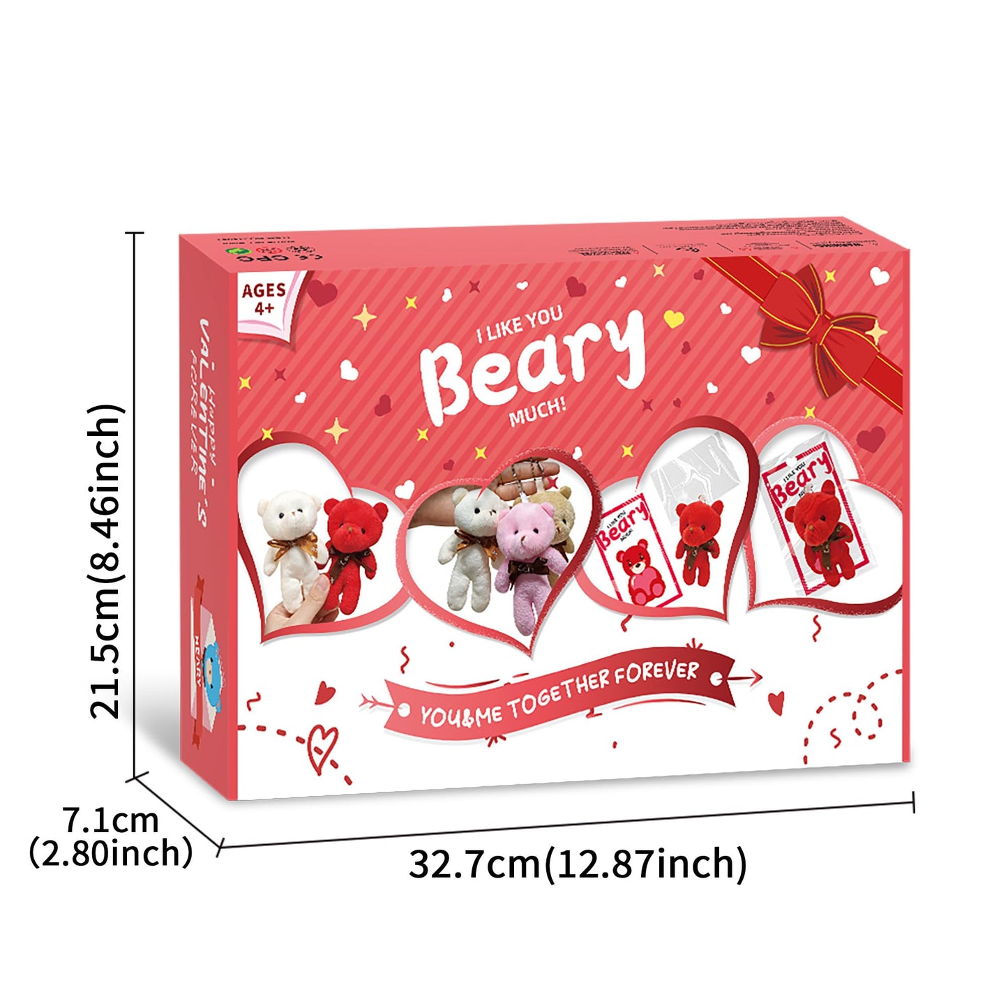 Artnedu 28-Pack Valentines Day Gifts for Kids with Cards – Classroom Exchange Toys & Party Favors