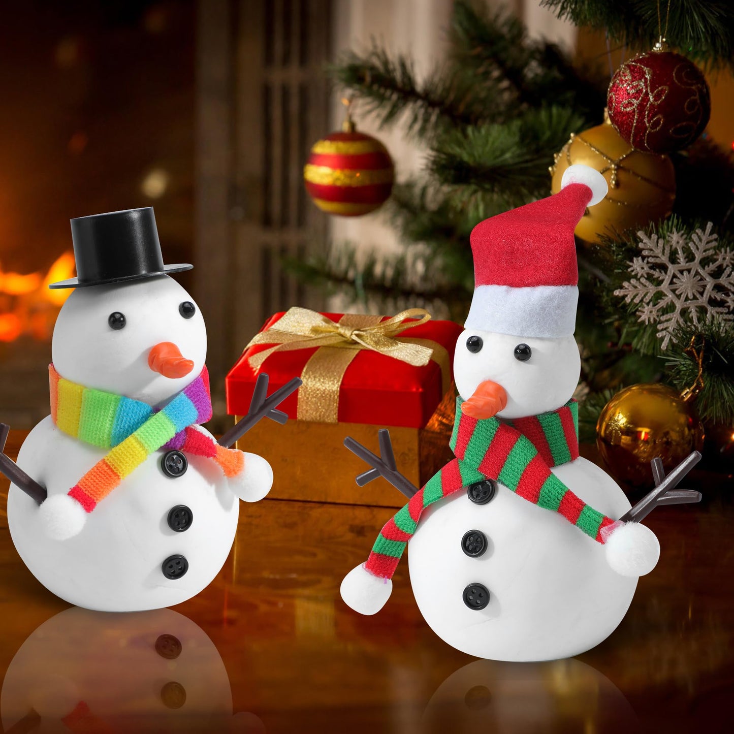 ARTPAR 20 Pack Modeling Clay Snowman Kit – Air-Dry Snowman Crafts for Kids