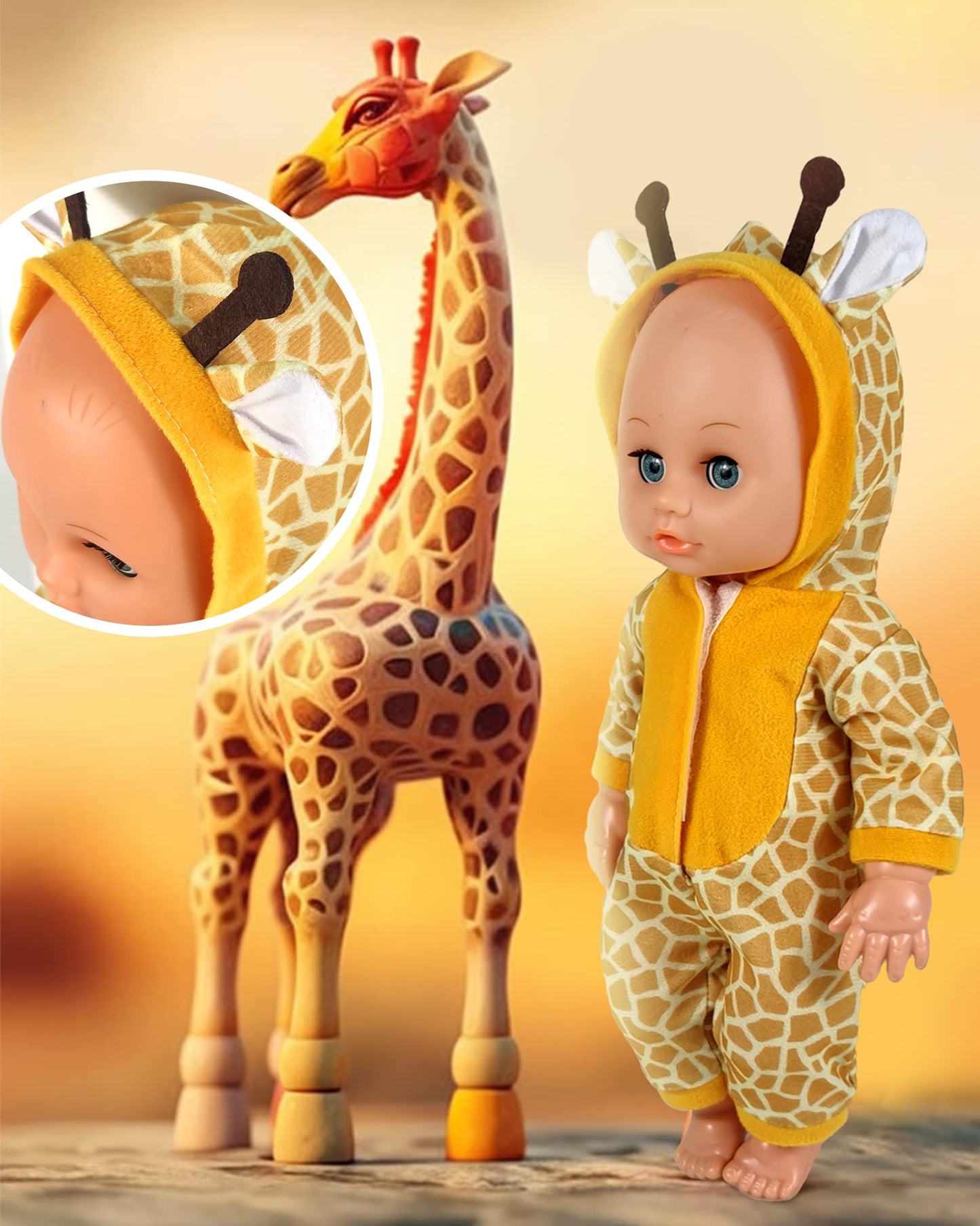 ARTST 12-Inch Doll Clothes – 6 Animal-Themed Sets for 10–12 Inch Dolls | Valentine Gift