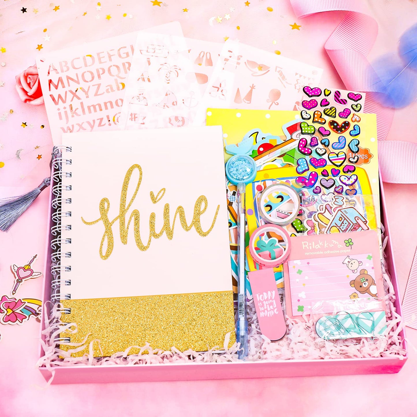 Arulis DIY Journal Kit for Girls – Creative Scrapbook & Planner Set (Ages 6+)