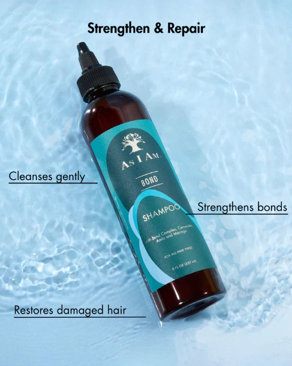 As I Am Bond Shampoo Gentle Strengthening Cleanse for Damaged Hair 237 ml/8.0 oz