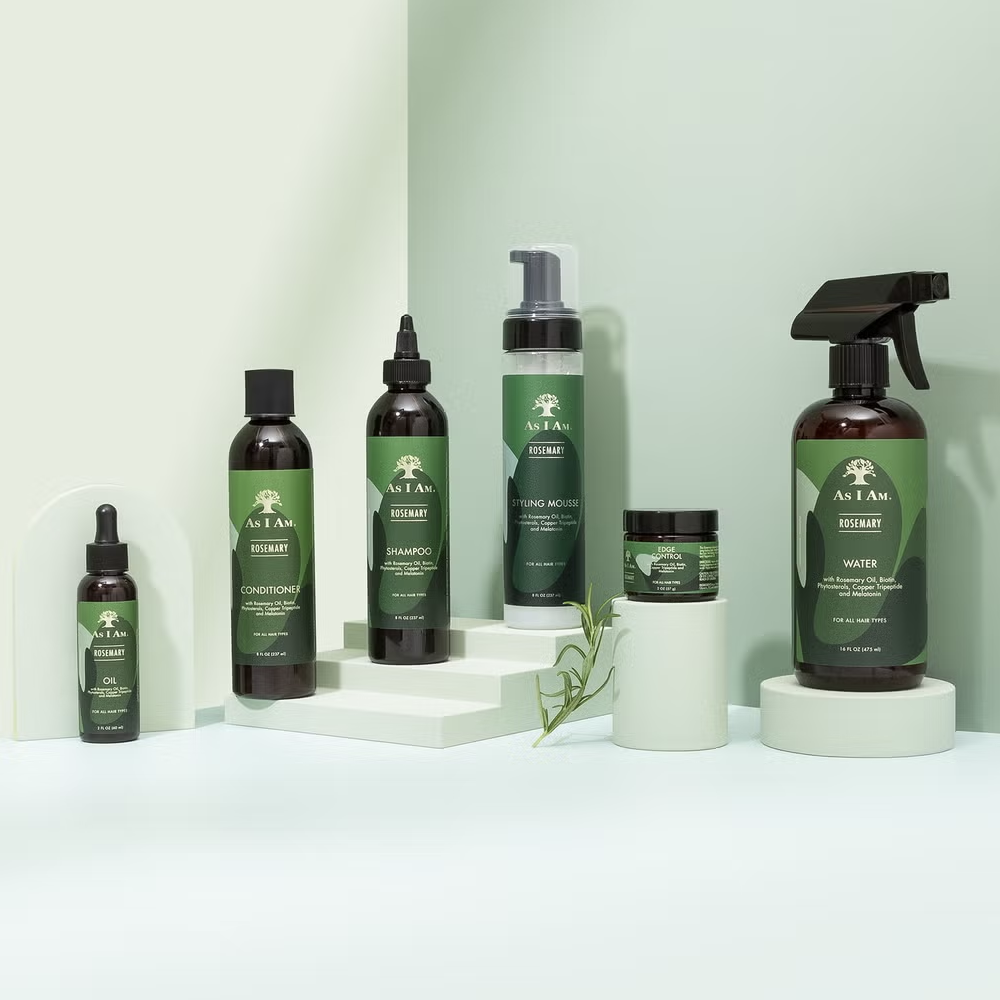 As I Am Rosemary Styling Mousse Define & Volumise Curls for Natural Hair 8 oz
