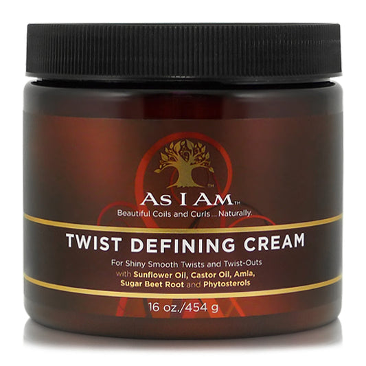 As I Am Twist Defining Cream for Hydrated, Defined Curls & Twists 16 oz