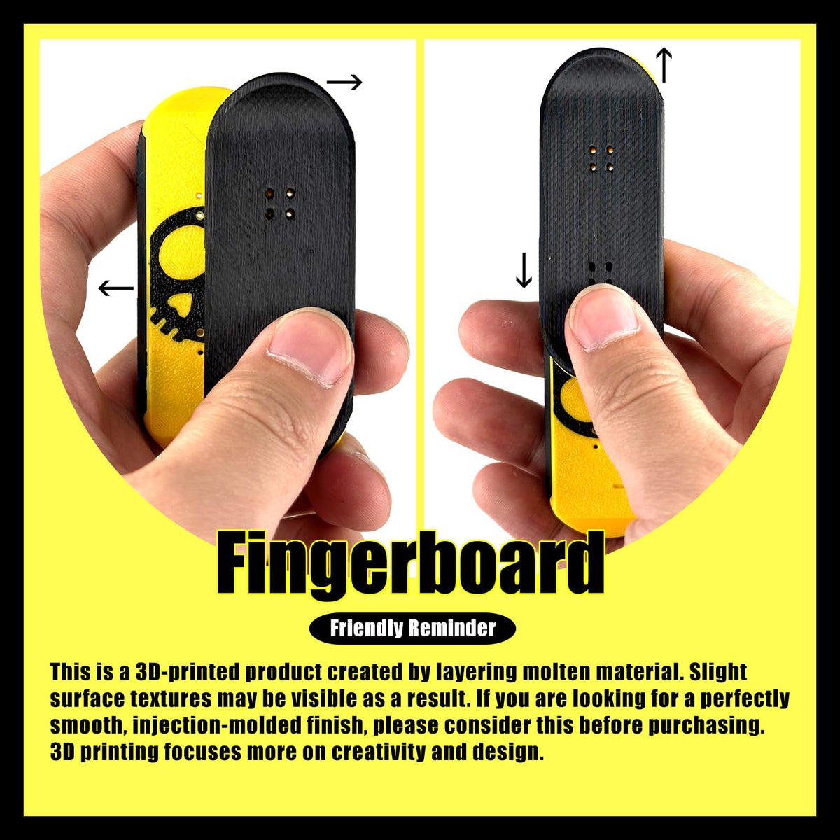 ASCAVS Magnetic Kickflip Fidget Slider for Adults – Portable Mini Fingerboard with Storage Case