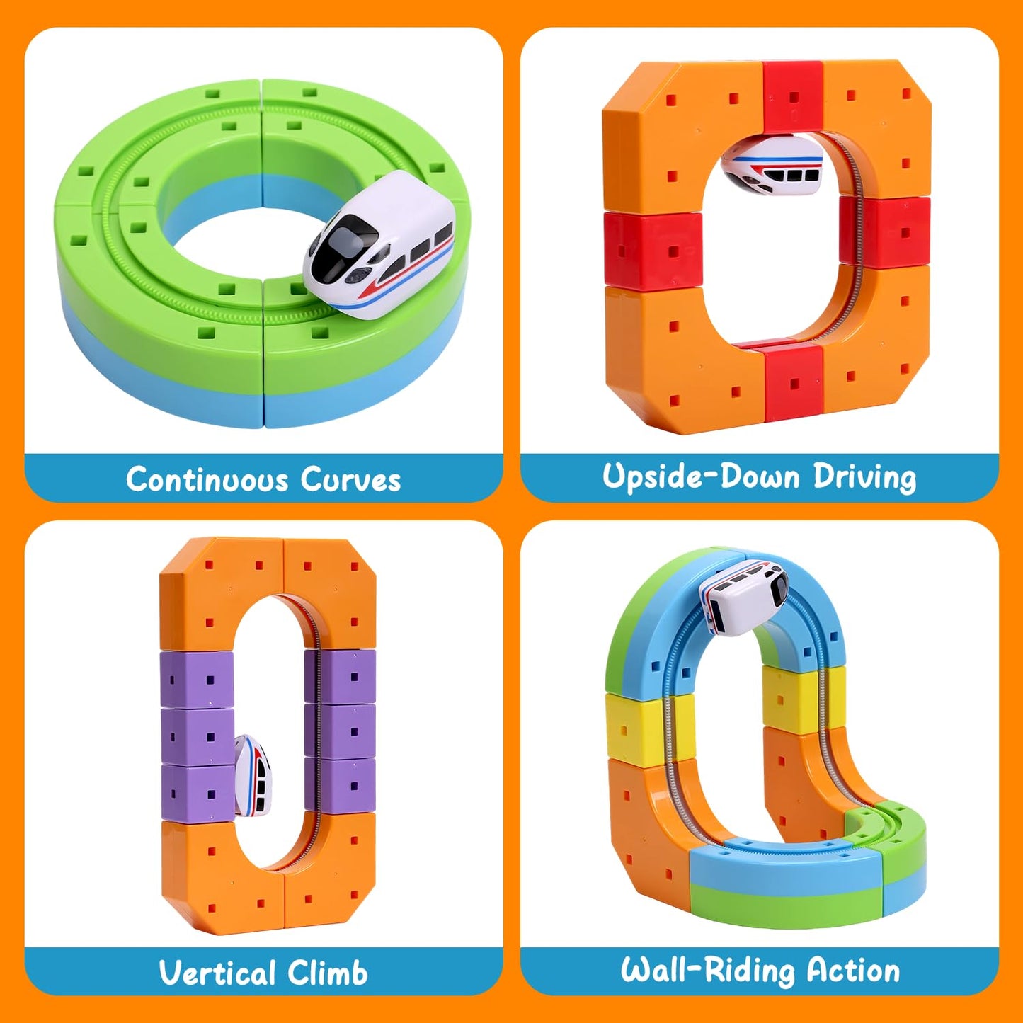 ASFHJP Electric Train Set — 3D Infinity Track & STEM Toy for Kids 4-8