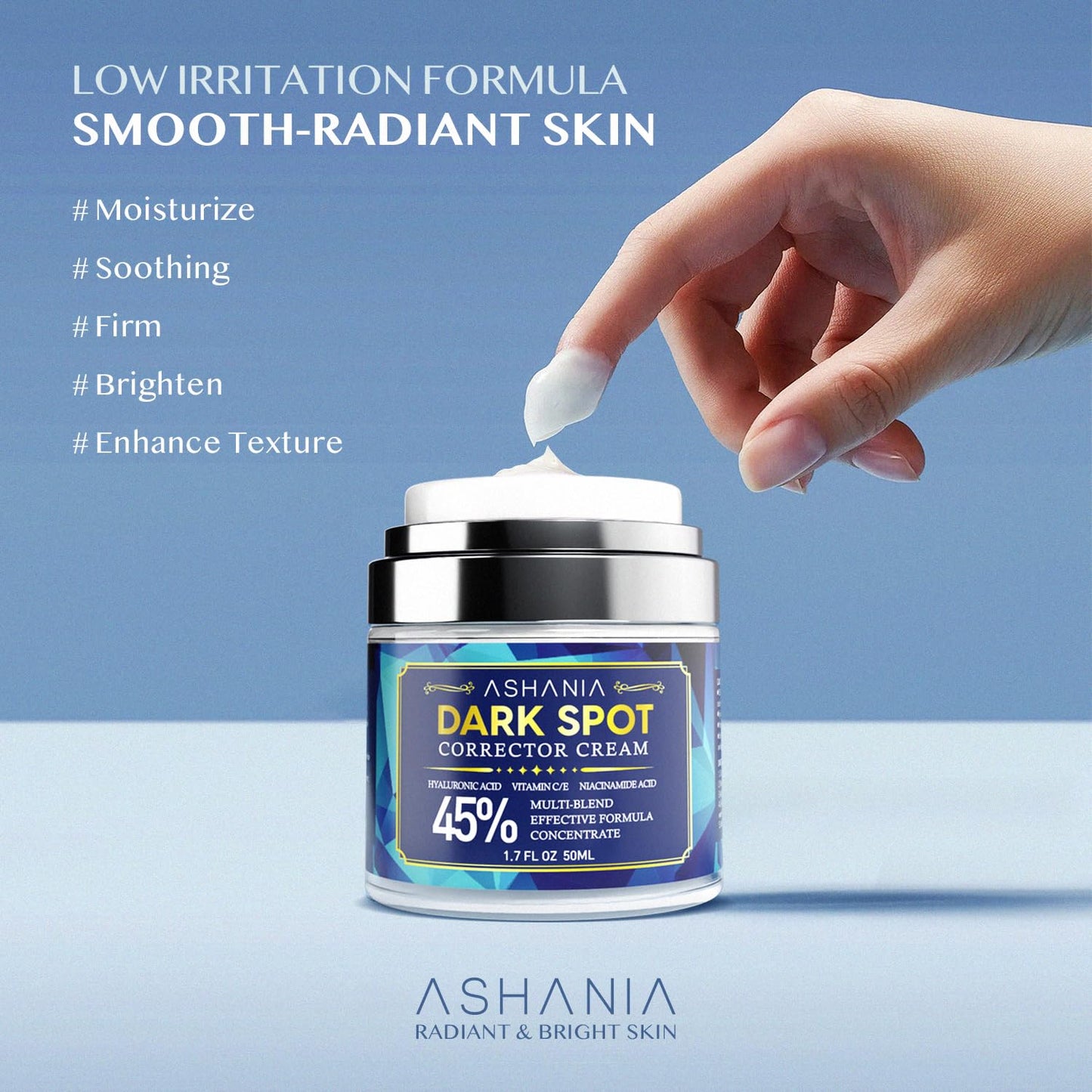 Ashania Dark Spot Remover – Face & Body Corrector for Hyperpigmentation (1.7 Fl Oz)