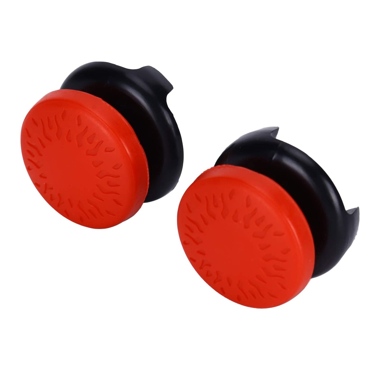 ASHATA 2-Pack Thumbstick Extensions for PS5 Controller – Red