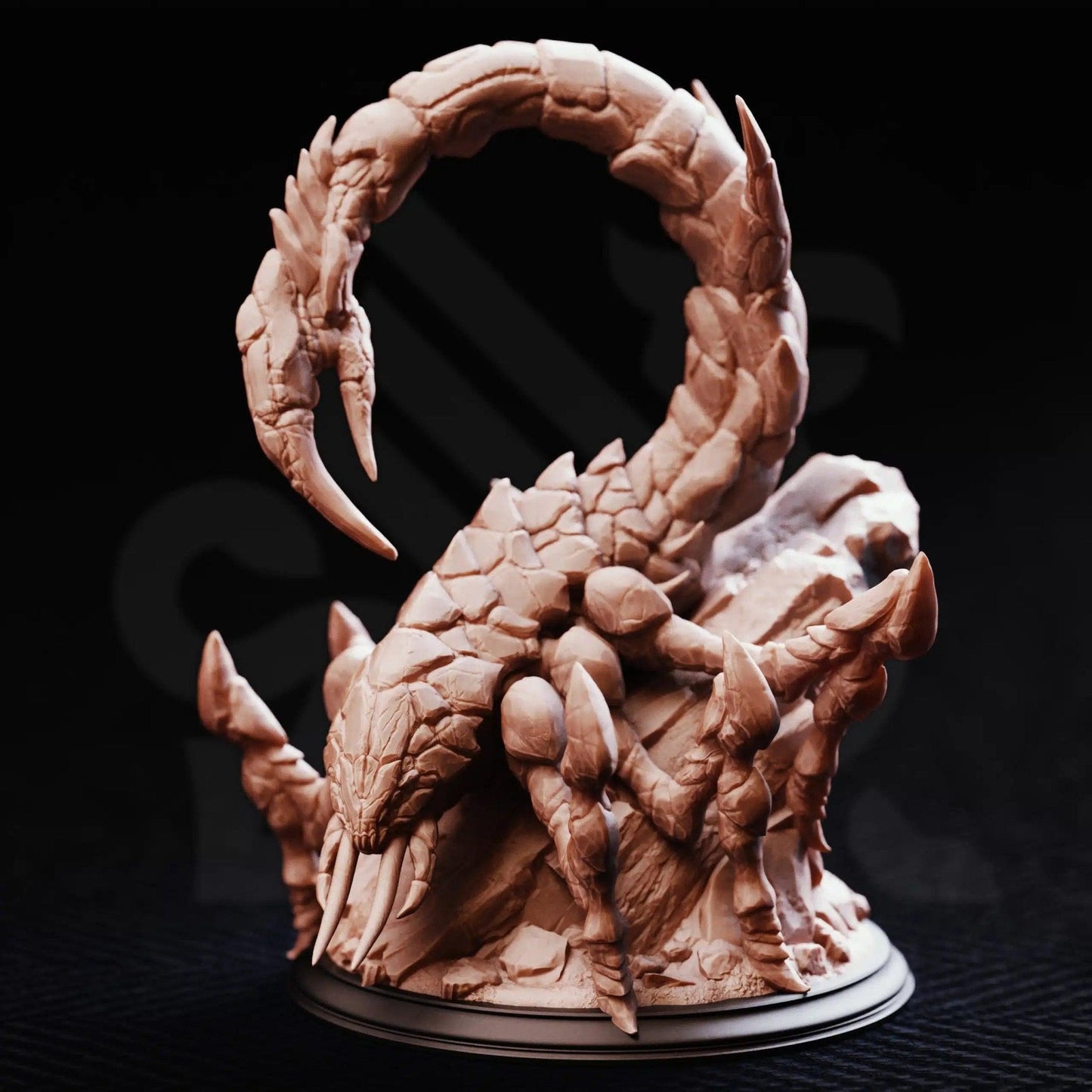 Ashqarid Sand Strider - 3D Printed Monster Miniature