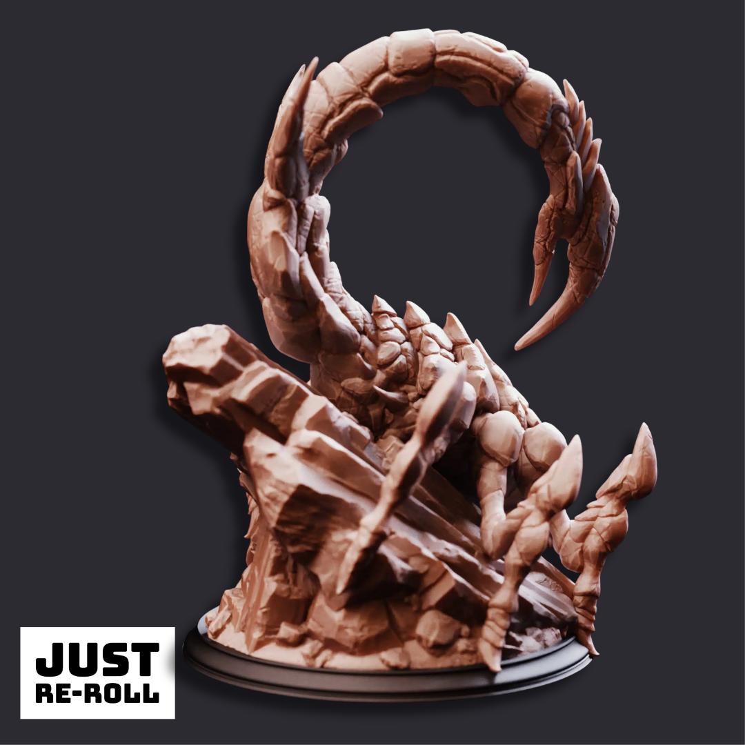 Ashqarid Sand Strider - 3D Printed Monster Miniature