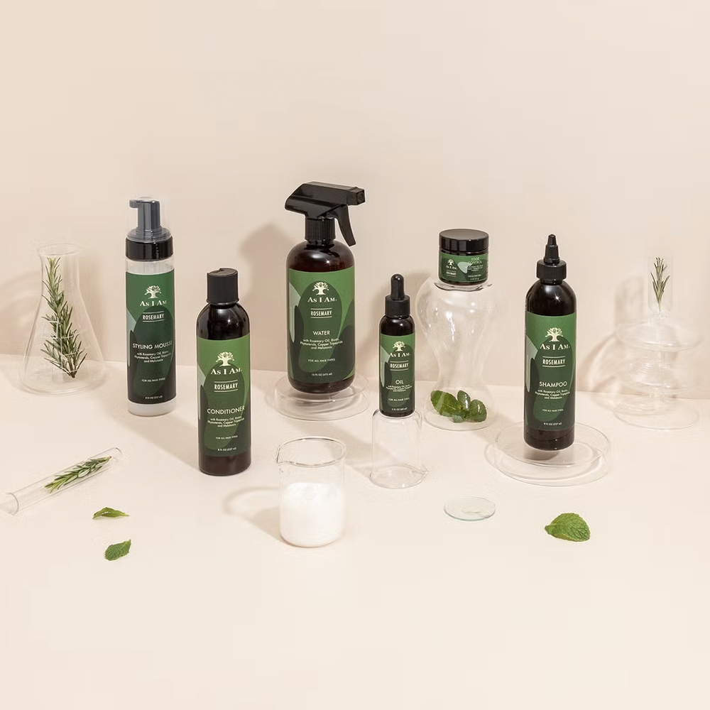 As I Am Rosemary Styling Mousse Define & Volumise Curls for Natural Hair 8 oz