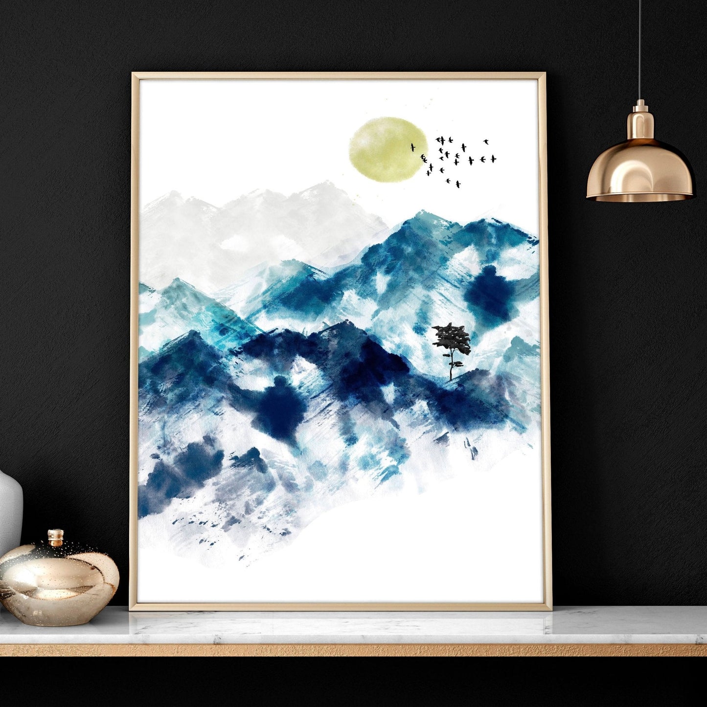 Oriental wall art | set of 3 wall art prints
