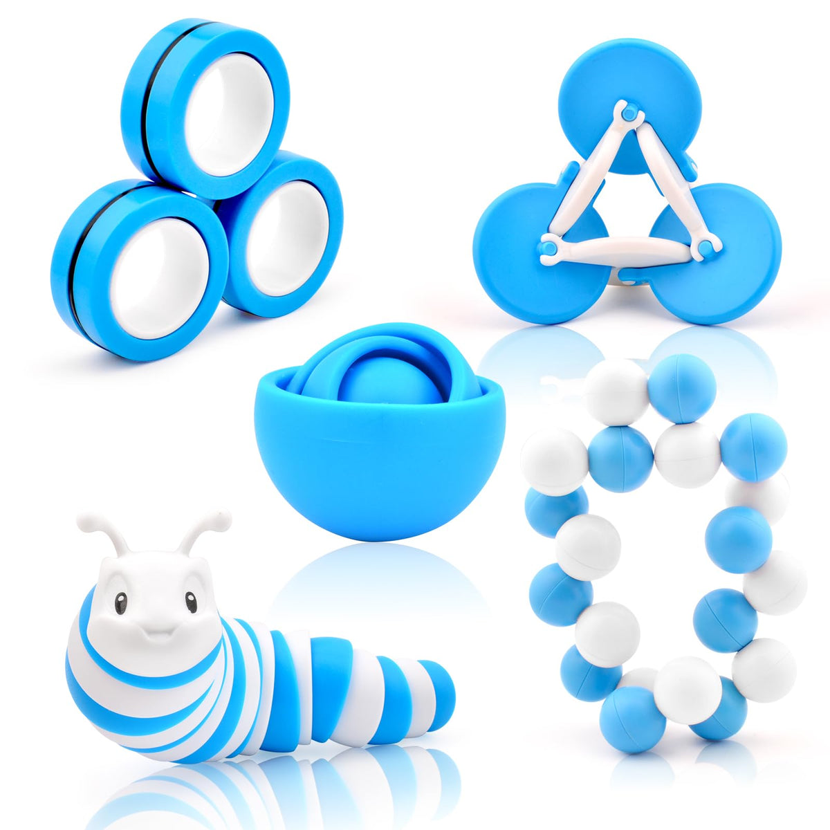 ASIOWELY Fidget Toys Pack – Sensory Desk Toys for Kids & Adults | Stress Relief & Focus Support