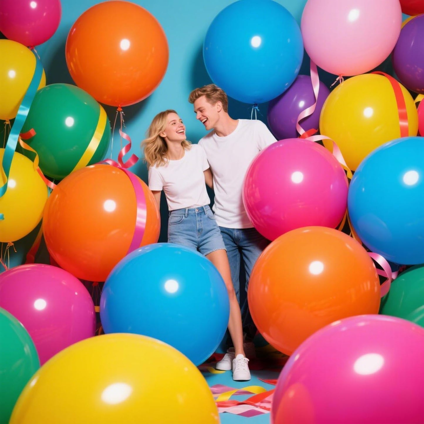 ASIYUHY 18 Inch Yellow Balloons — 12 Pack Large Latex Balloons for Weddings, Birthdays, Baby Showers
