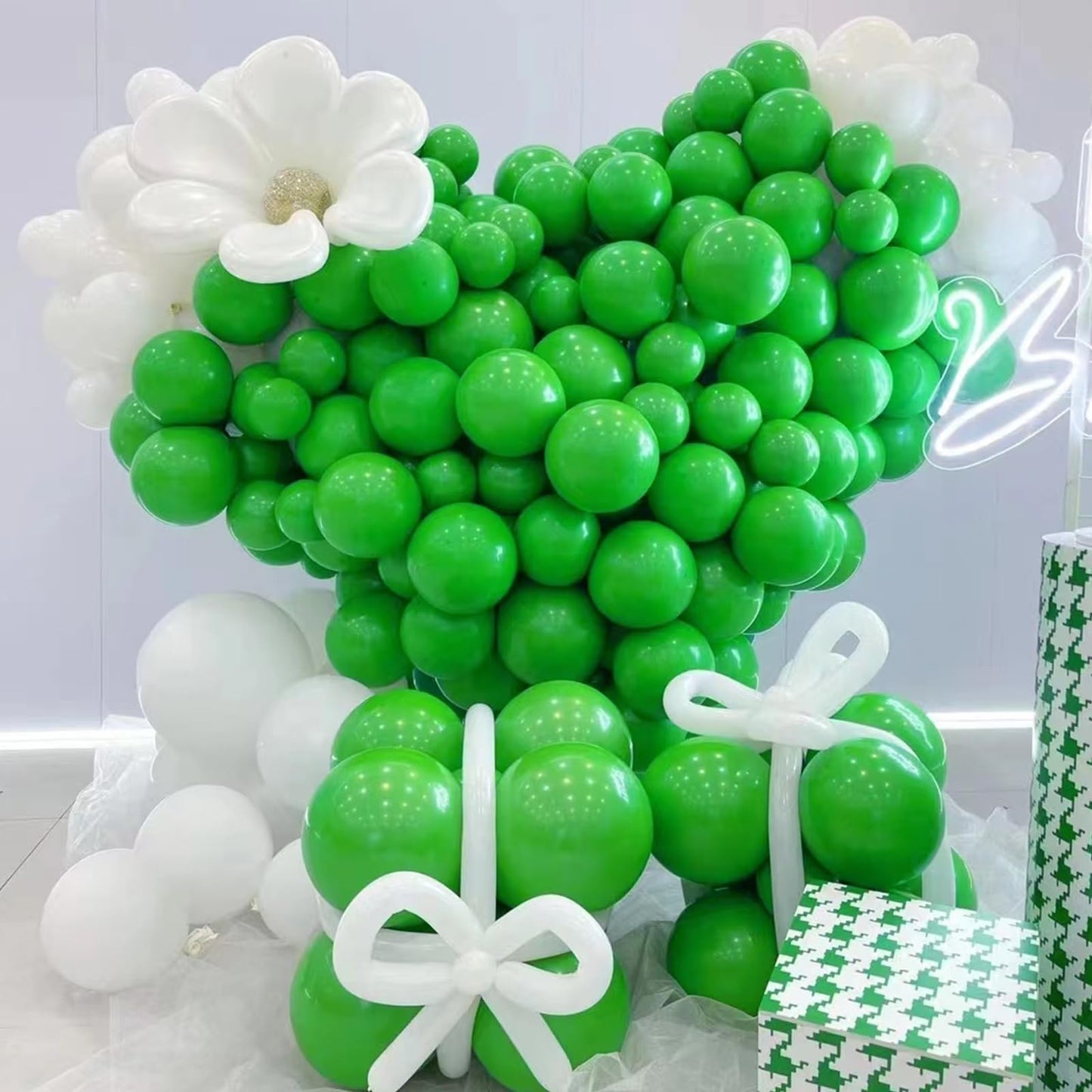 ASIYUHY Green Balloons 12 Inch – 100 Pack Thick Latex for Party Decor