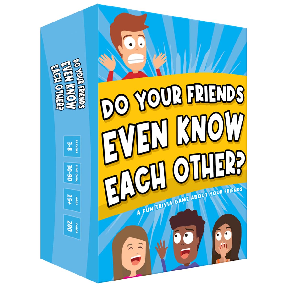 ASM GAMES Do Your Friends Even Know Each Other? The Ultimate Party Card Game for Adults & Teens