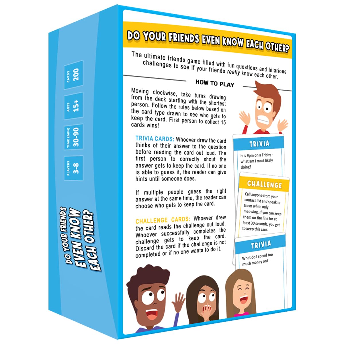 ASM GAMES Do Your Friends Even Know Each Other? The Ultimate Party Card Game for Adults & Teens