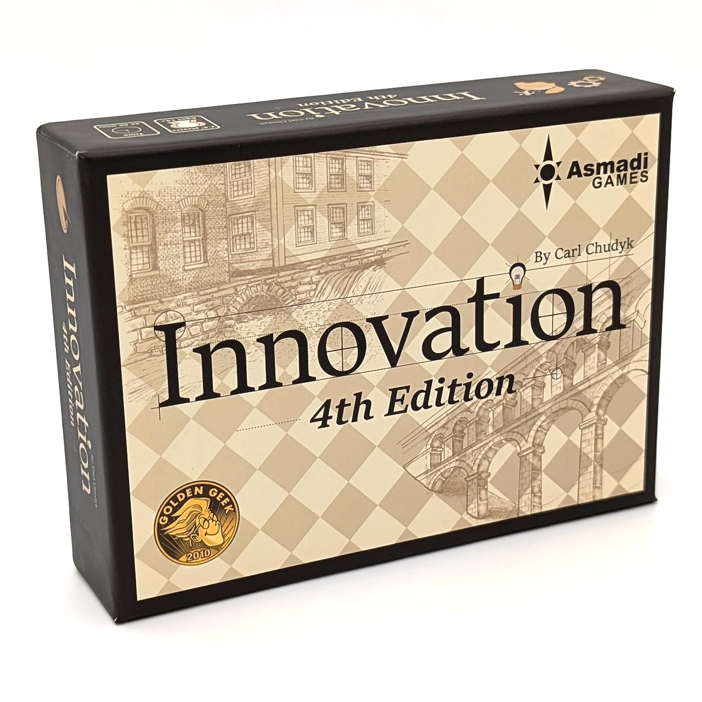 Asmadi Games Innovation 4th Edition - Strategy Card Game, Tableau Building, Ages 14+, 2-4 Players