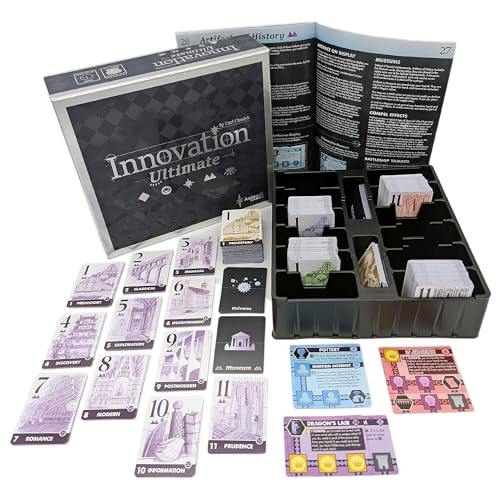 Asmadi Games Innovation Ultimate Box Set – All-Inclusive Card Game with 5 Expansions