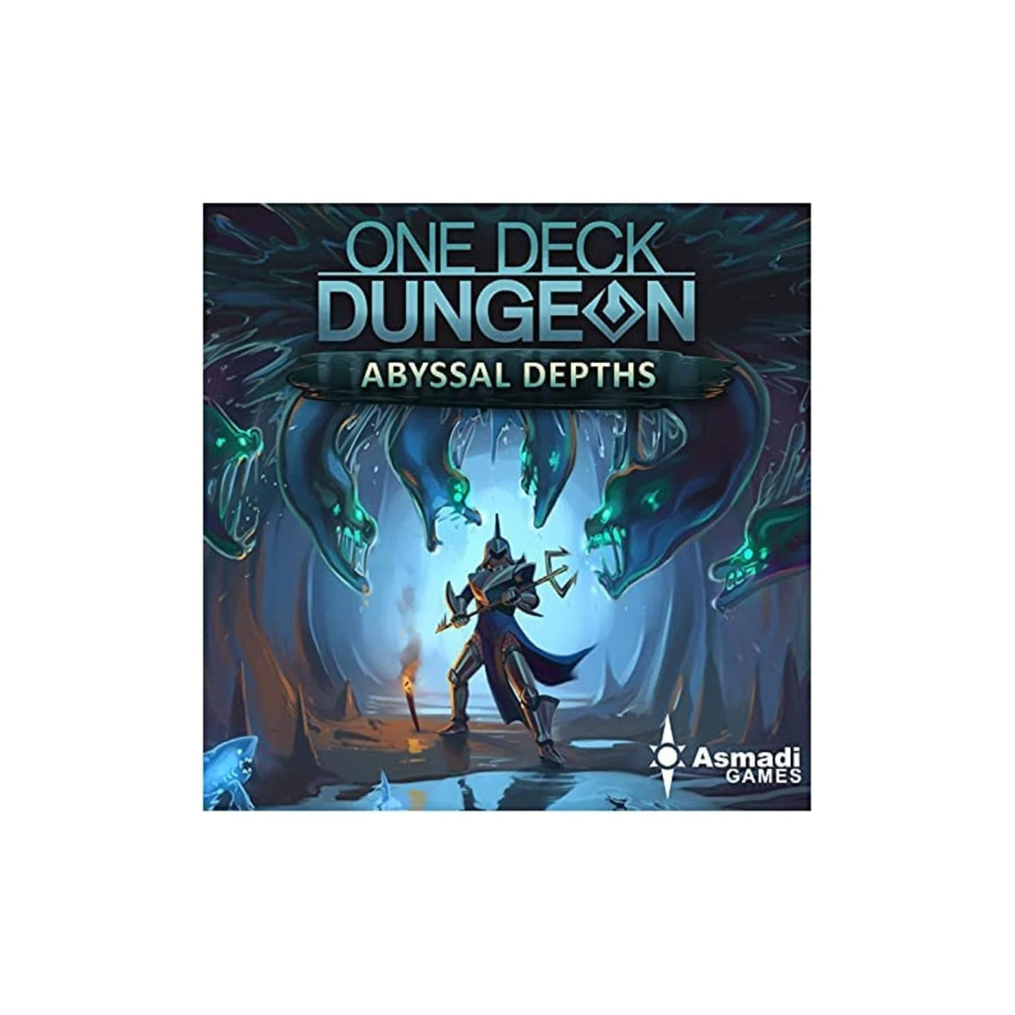 Asmadi Games One Deck Dungeon: Abyssal Depths – Mini-Expansion with Fiends & Heroes