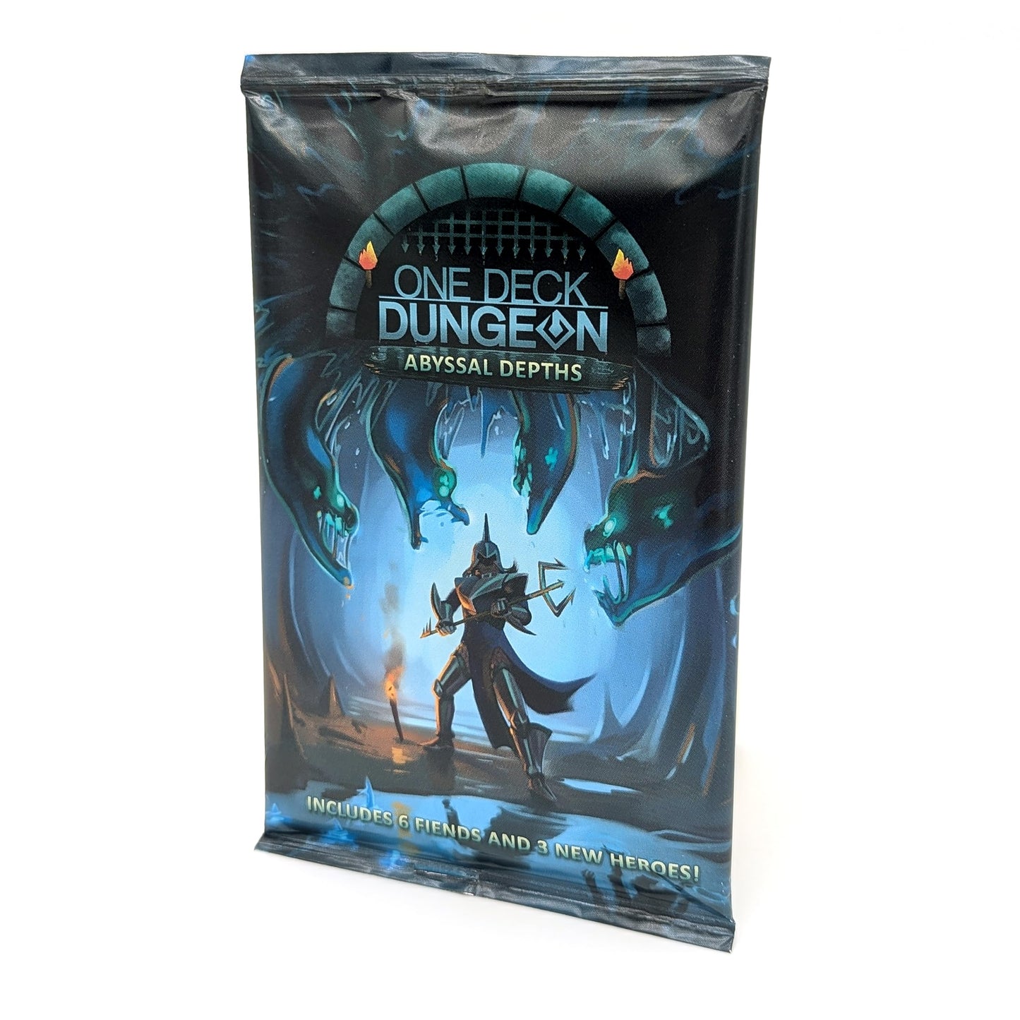 Asmadi Games One Deck Dungeon: Abyssal Depths – Mini-Expansion with Fiends & Heroes
