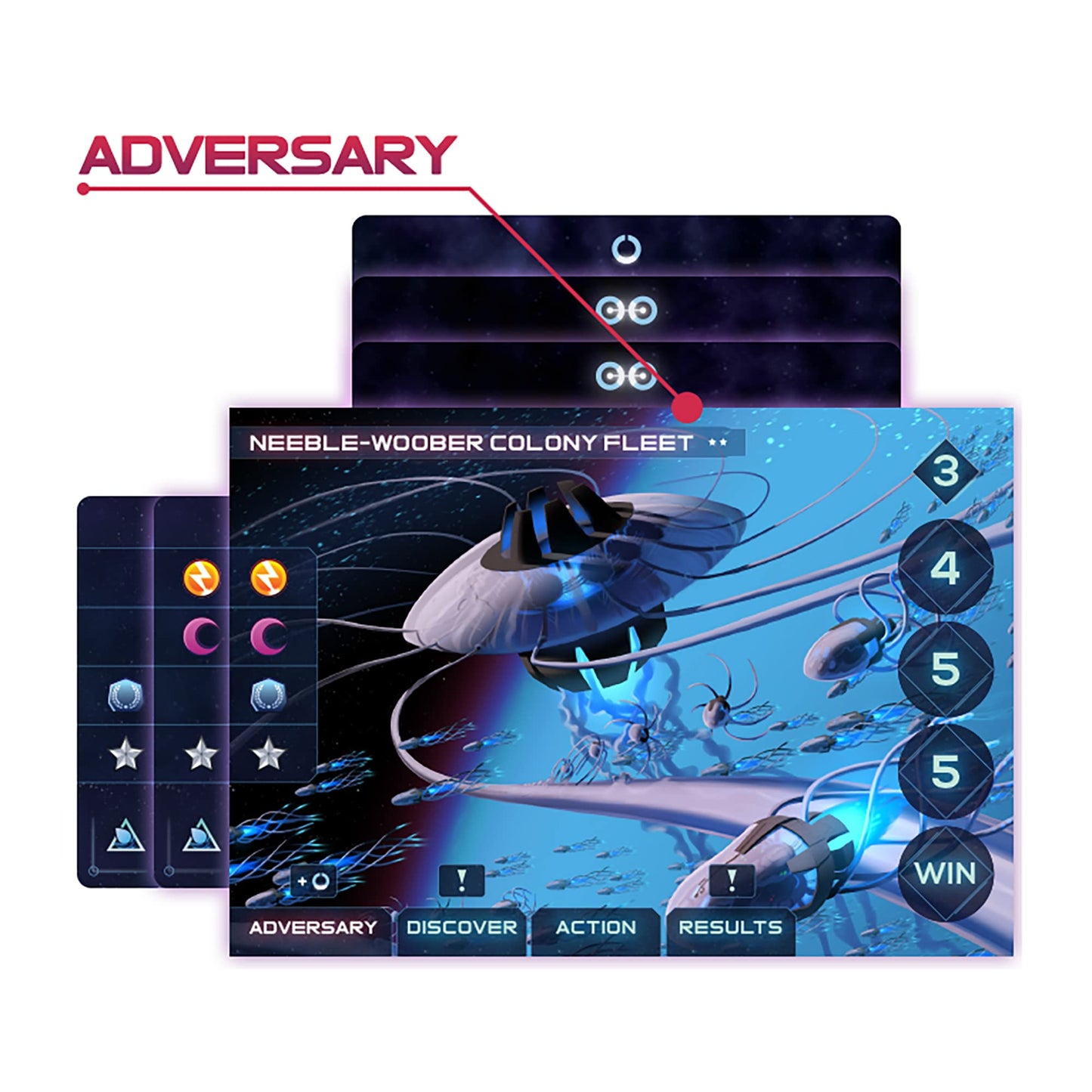 Asmadi Games: One Deck Galaxy — Cooperative Space Civilization Card Game (1-2 Players, 30-60 Min)