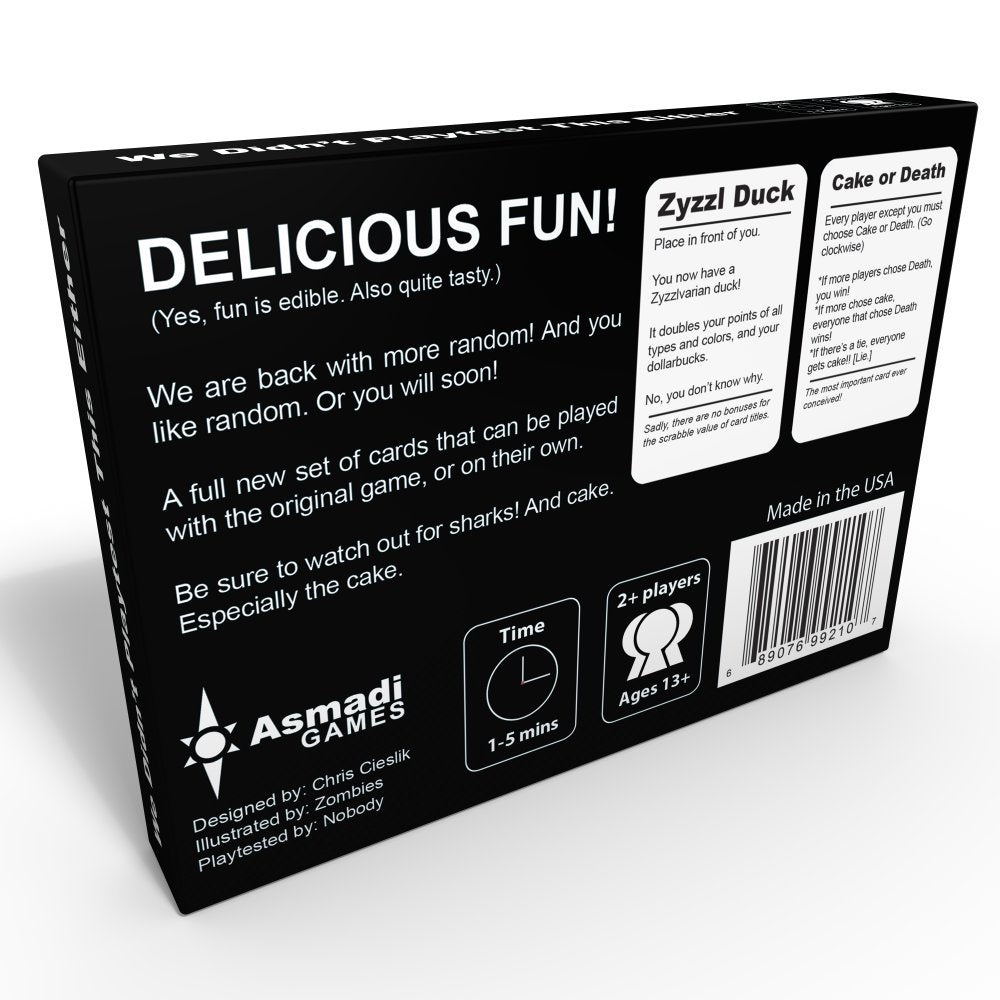 Asmadi Games We Didn't Playtest This Either Card Game – Standalone or Expansion