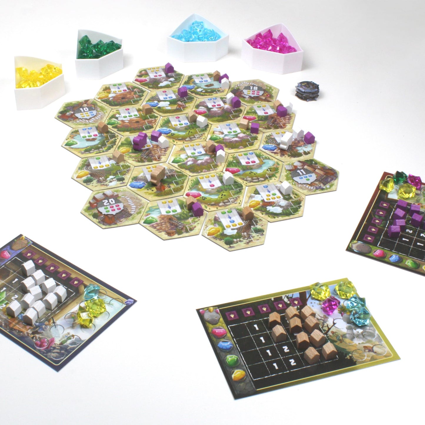 Asmodee Century Golem Edition: Eastern Mountains — Crystal Trading Strategy Board Game for 2-4 Players