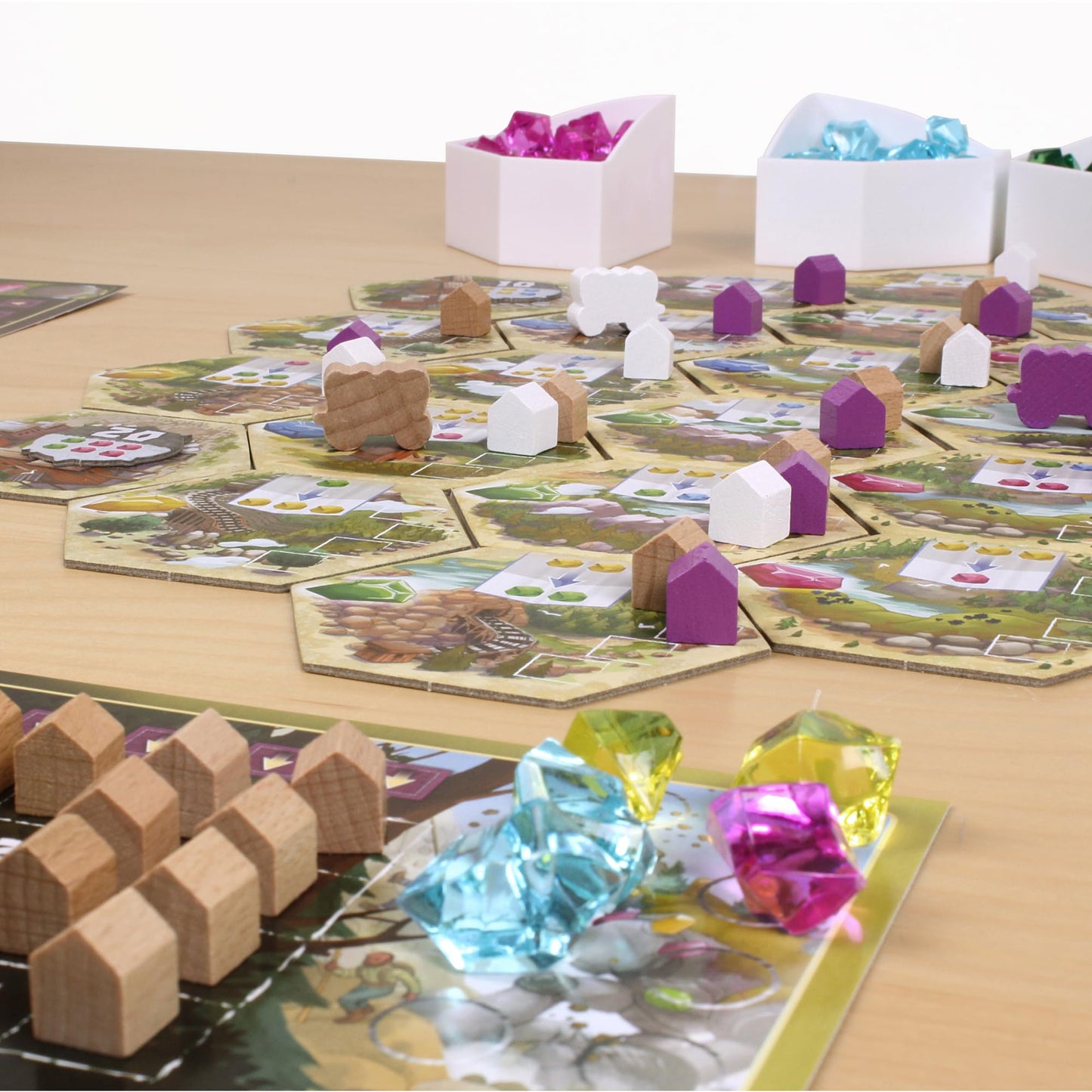Asmodee Century Golem Edition: Eastern Mountains — Crystal Trading Strategy Board Game for 2-4 Players