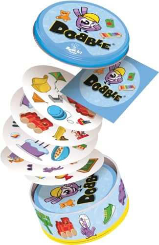 Asmodee Dobble Kids Card Game — Ages 6+, 2-8 Players, 15 Min Playing Time