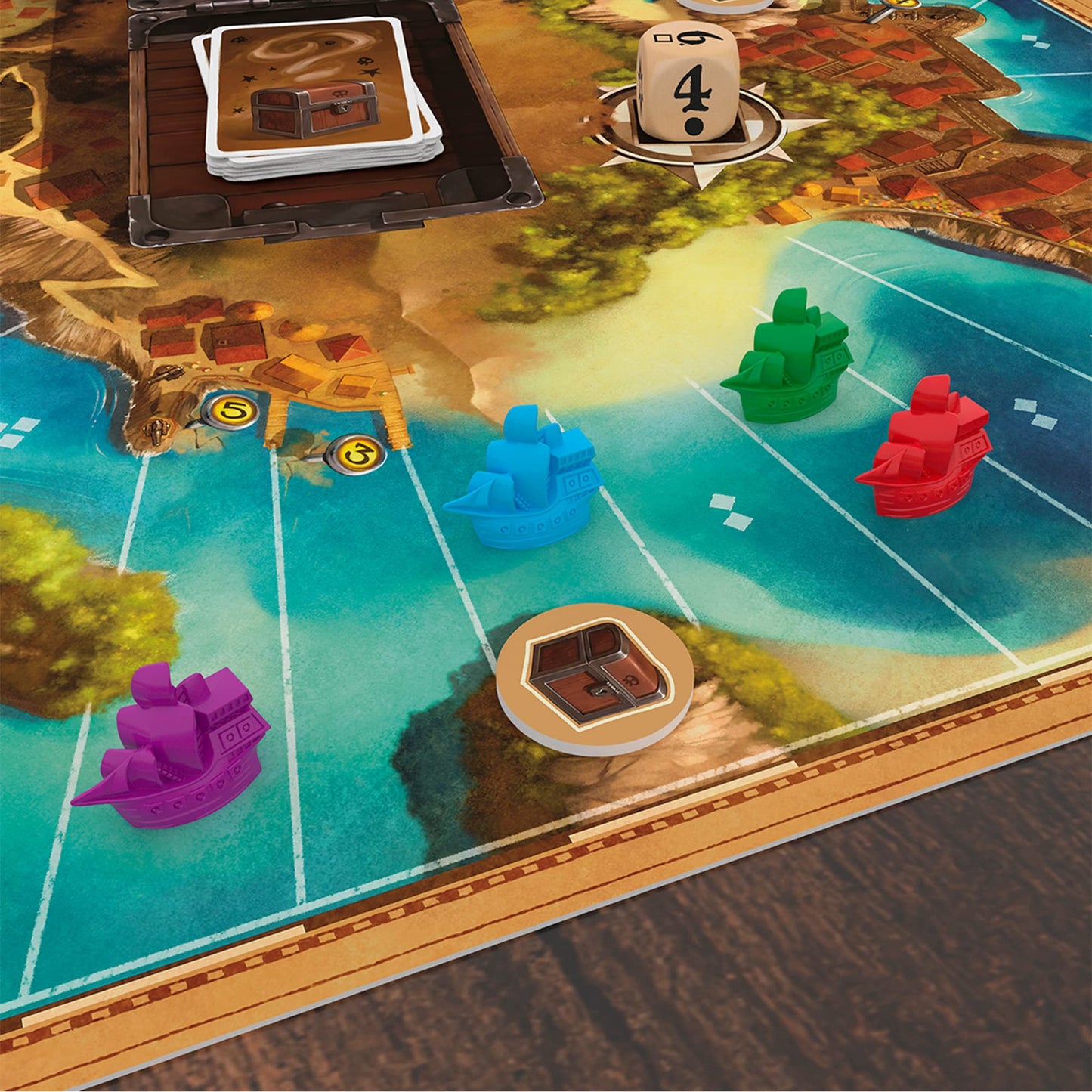 Jamaica Board Game (New Edition) – Family Pirate Racing, 2-6 Players | Asmodee & Space Cowboys