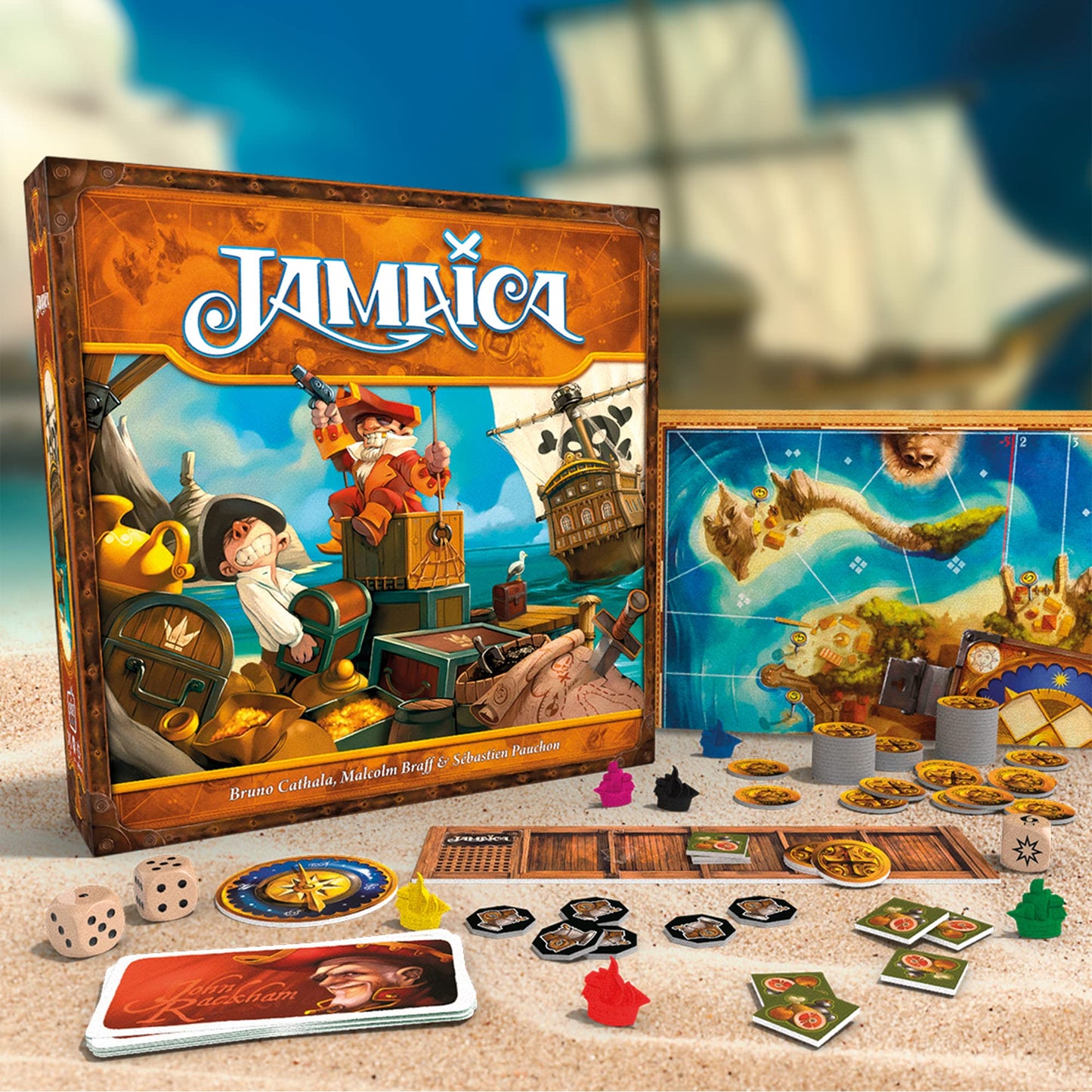 Jamaica Board Game (New Edition) – Family Pirate Racing, 2-6 Players | Asmodee & Space Cowboys