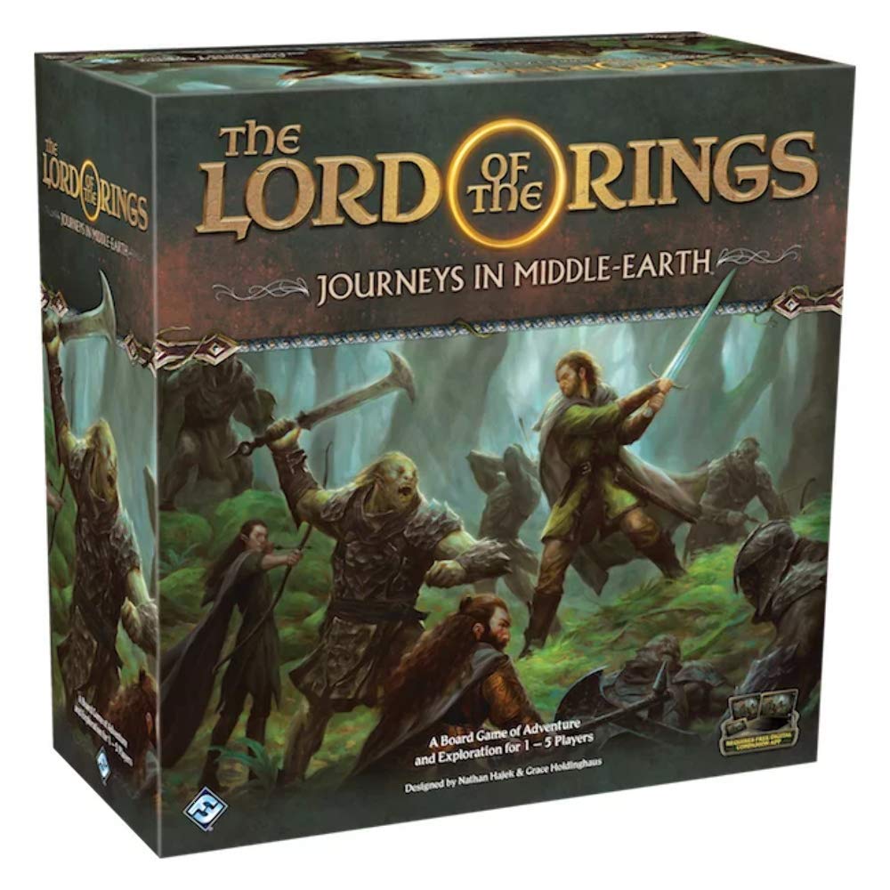 Asmodee The Lord of the Rings: Journeys in Middle-earth – Cooperative Board Game (1-5 Players, 60+ Minute Playtime)