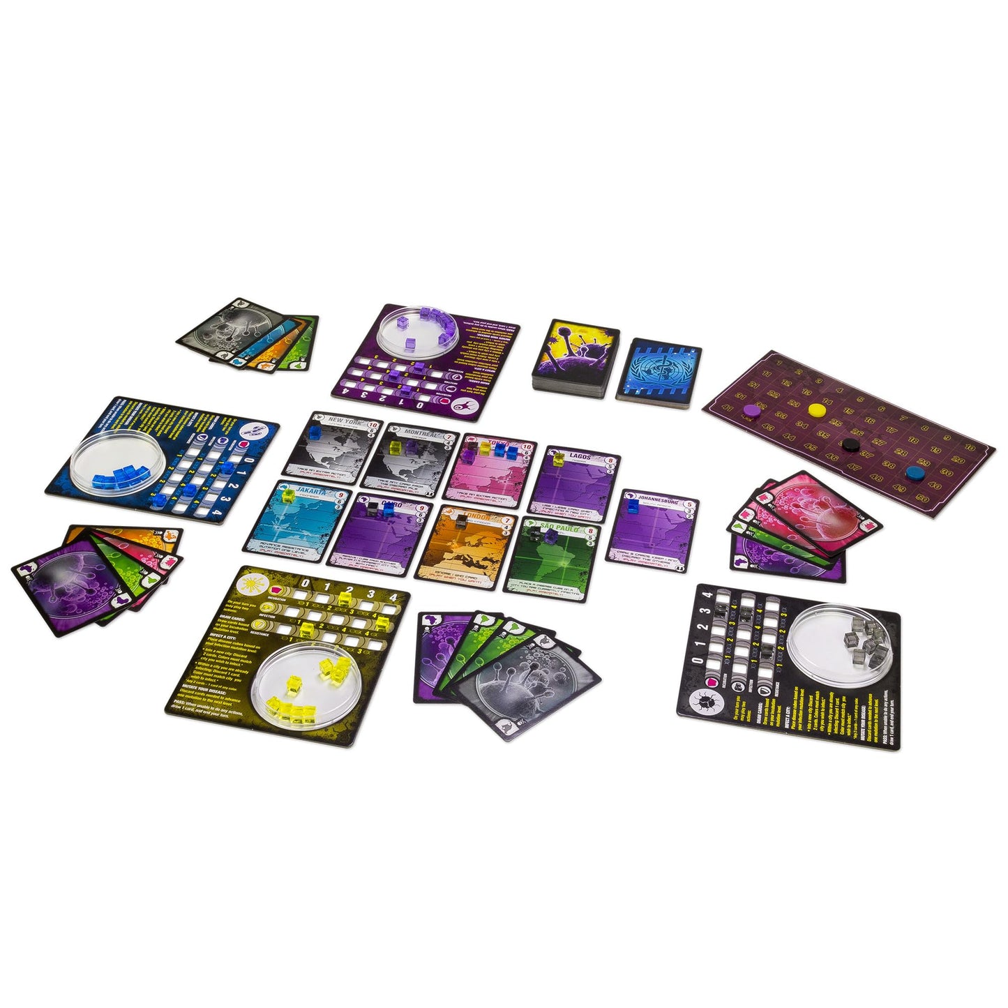 Asmodee Pandemic Contagion Board Game - Standalone Strategy, Become the Disease (2-5 Players, 30 Min)