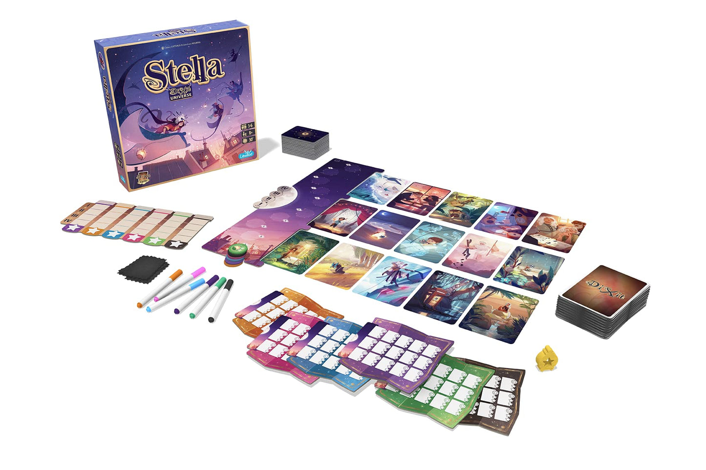 Asmodee Stella: Dixit Universe Board Game – Sky Exploration & Creative Guessing