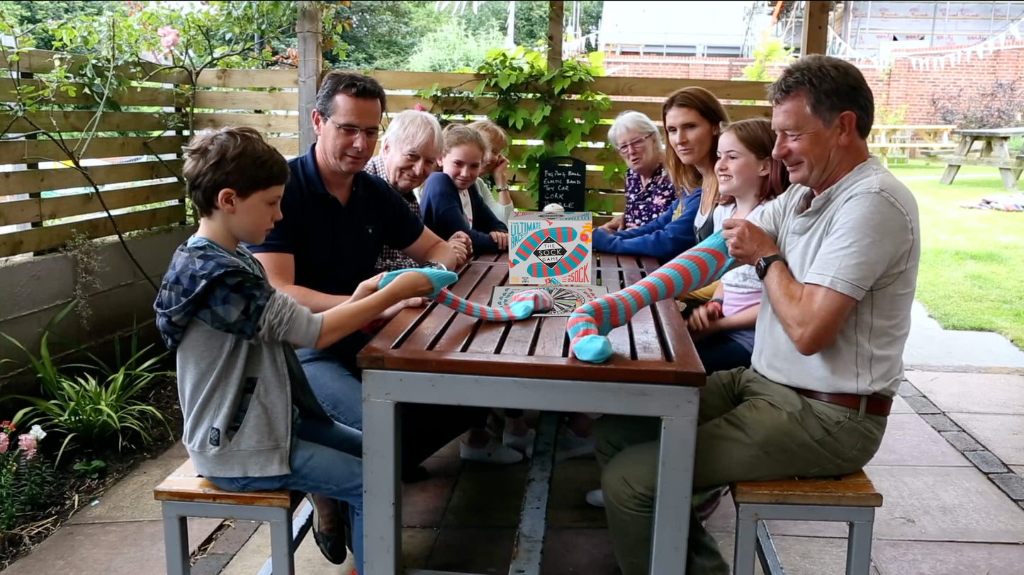 Asmodee The Sock Game | Fun Family Board Game for 2+ Players, Ages 8+, 5–30 Minutes