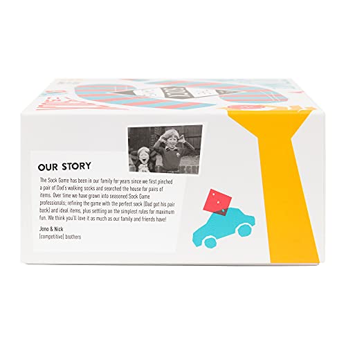 Asmodee The Sock Game | Fun Family Board Game for 2+ Players, Ages 8+, 5–30 Minutes